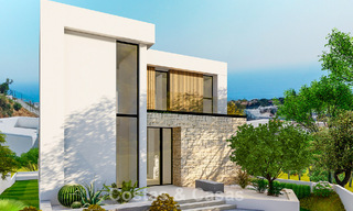 Villa de luxe durable hors plan à vendre avec magnifique vue sur la mer à Mijas, Costa del Sol 56259 