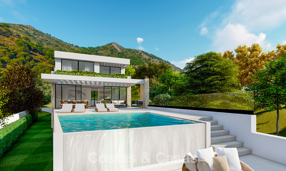 Villa de luxe durable hors plan à vendre avec magnifique vue sur la mer à Mijas, Costa del Sol 56261