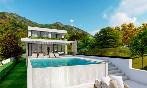 Villa de luxe durable hors plan à vendre avec magnifique vue sur la mer à Mijas, Costa del Sol 56261