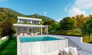 Villa de luxe durable hors plan à vendre avec magnifique vue sur la mer à Mijas, Costa del Sol 56261 