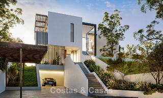 Villa de standing sur plan à vendre avec vue panoramique sur la mer à Mijas, Costa del Sol 56265 