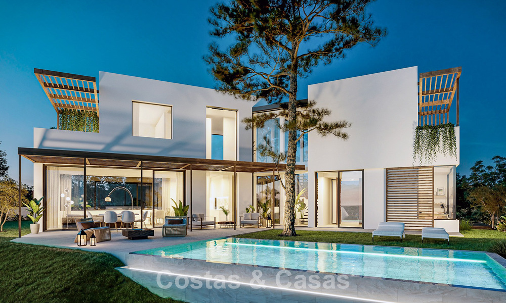 Villa de standing sur plan à vendre avec vue panoramique sur la mer à Mijas, Costa del Sol 56267