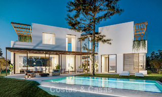 Villa de standing sur plan à vendre avec vue panoramique sur la mer à Mijas, Costa del Sol 56267 