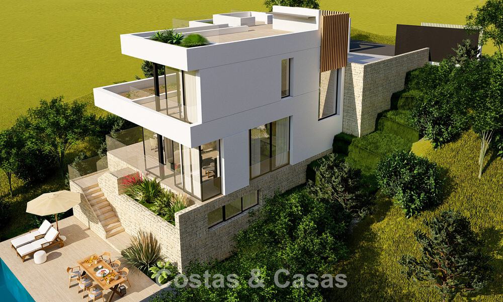 Villa de luxe à vendre avec vue imprenable sur la mer à Mijas, Costa del Sol 56269