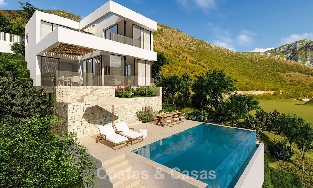 Villa de luxe à vendre avec vue imprenable sur la mer à Mijas, Costa del Sol 56270