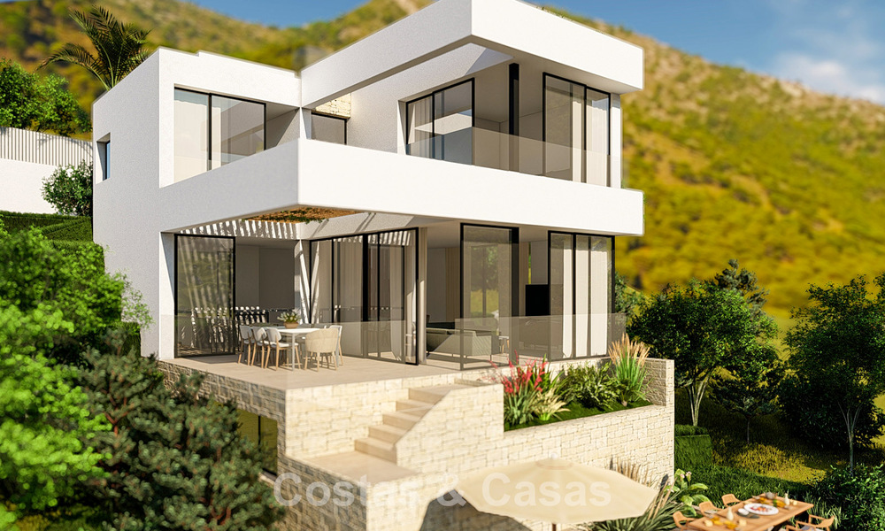 Villa de luxe à vendre avec vue imprenable sur la mer à Mijas, Costa del Sol 56272