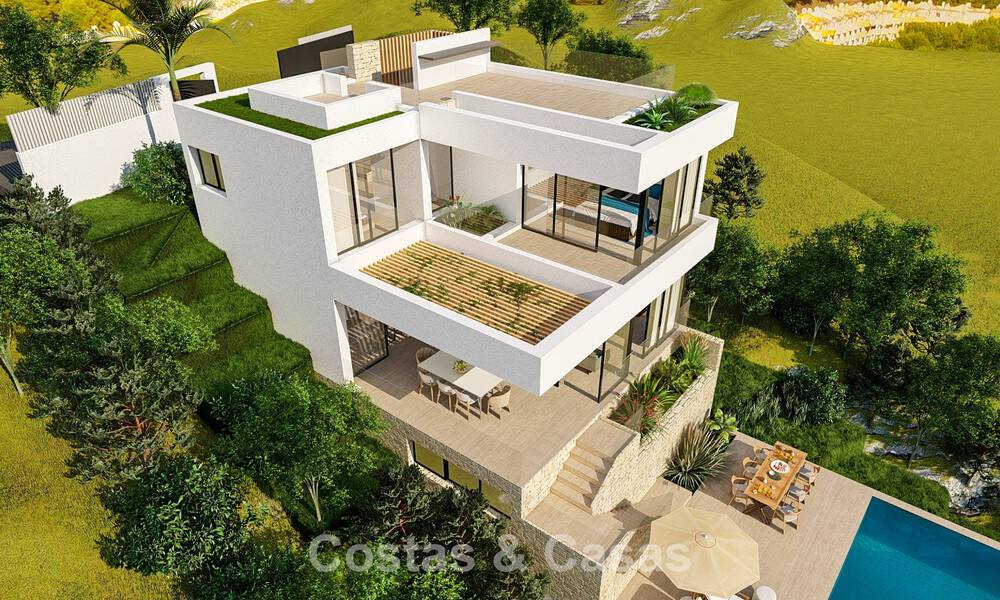 Villa de luxe à vendre avec vue imprenable sur la mer à Mijas, Costa del Sol 56273