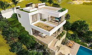 Villa de luxe à vendre avec vue imprenable sur la mer à Mijas, Costa del Sol 56273 