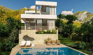 Villa de luxe à vendre avec vue imprenable sur la mer à Mijas, Costa del Sol 56274 