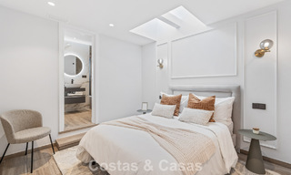 Maison mitoyenne rénovée dans un complexe fermé, en bordure du golf Aloha, à distance de marche du clubhouse à Nueva Andalucia, Marbella 56576 