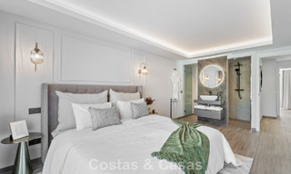Maison mitoyenne rénovée dans un complexe fermé, en bordure du golf Aloha, à distance de marche du clubhouse à Nueva Andalucia, Marbella 56595 
