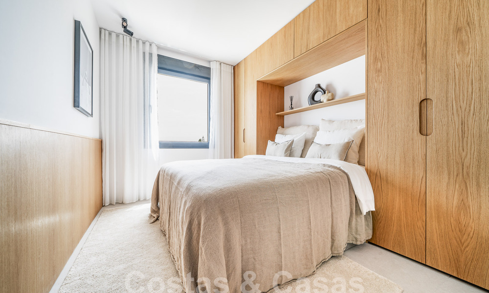 Penthouse de luxe de style scandinave entièrement rénové à vendre avec terrasse spacieuse, sur le Golden Mile de Marbella 56813