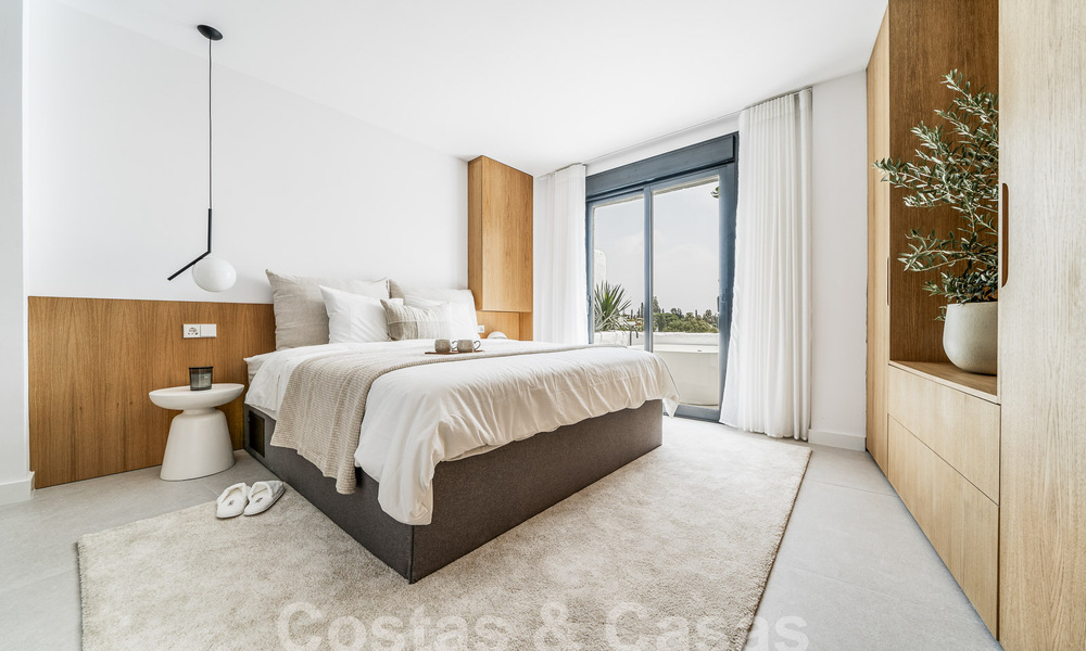 Penthouse de luxe de style scandinave entièrement rénové à vendre avec terrasse spacieuse, sur le Golden Mile de Marbella 56814
