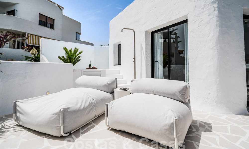Penthouse de luxe de style scandinave entièrement rénové à vendre avec terrasse spacieuse, sur le Golden Mile de Marbella 56818