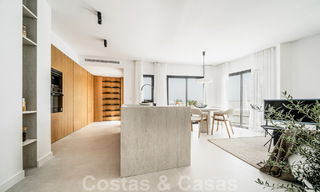 Penthouse de luxe de style scandinave entièrement rénové à vendre avec terrasse spacieuse, sur le Golden Mile de Marbella 56820 