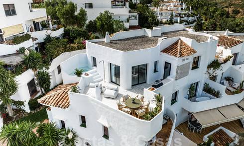 Penthouse de luxe de style scandinave entièrement rénové à vendre avec terrasse spacieuse, sur le Golden Mile de Marbella 56825