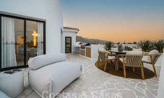 Penthouse de luxe de style scandinave entièrement rénové à vendre avec terrasse spacieuse, sur le Golden Mile de Marbella 56828 