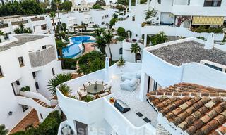 Penthouse de luxe de style scandinave entièrement rénové à vendre avec terrasse spacieuse, sur le Golden Mile de Marbella 56830 