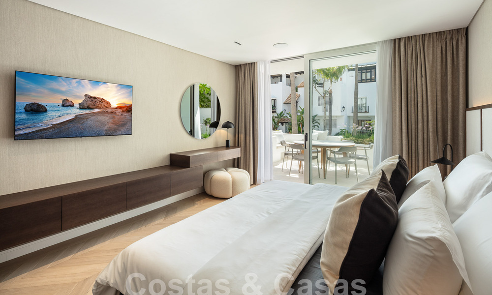 Magnifique appartement à vendre avec vue sur la mer dans la Marina Puente Romano à Marbella 57258