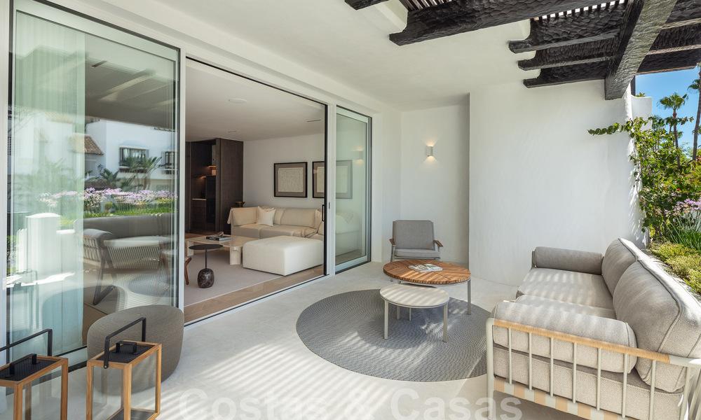 Magnifique appartement à vendre avec vue sur la mer dans la Marina Puente Romano à Marbella 57262