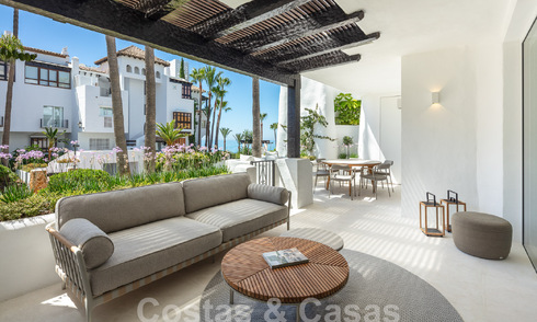 Magnifique appartement à vendre avec vue sur la mer dans la Marina Puente Romano à Marbella 57263