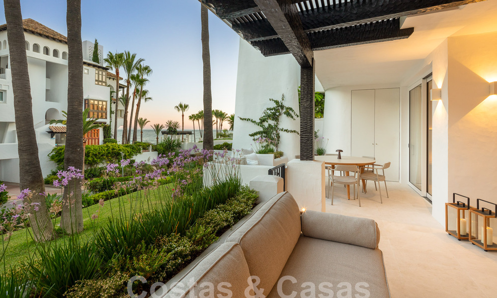 Magnifique appartement à vendre avec vue sur la mer dans la Marina Puente Romano à Marbella 57272
