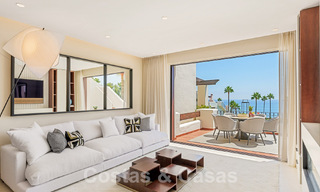Penthouse de luxe à vendre dans un complexe fermé en front de mer avec une vue magnifique sur la mer sur le nouveau Golden Mile entre Marbella et Estepona 56967 