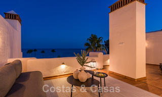 Penthouse de luxe à vendre dans un complexe fermé en front de mer avec une vue magnifique sur la mer sur le nouveau Golden Mile entre Marbella et Estepona 56974 