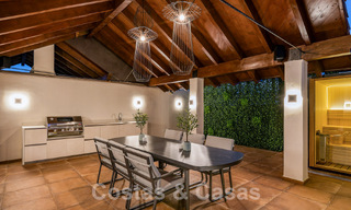 Penthouse de luxe à vendre dans un complexe fermé en front de mer avec une vue magnifique sur la mer sur le nouveau Golden Mile entre Marbella et Estepona 56997 