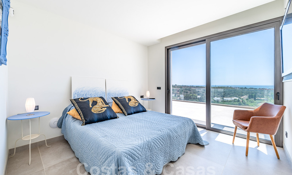 Villa de luxe ultramoderne à vendre avec vue sur la mer dans un complexe de golf cinq étoiles à Marbella - Benahavis 57600