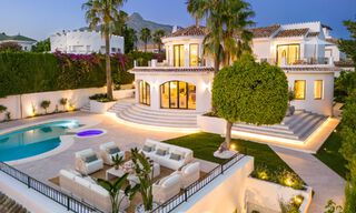 Villa de luxe de caractère au style architectural unique à vendre au cœur de la vallée du golf à Nueva Andalucia, Marbella 57624 