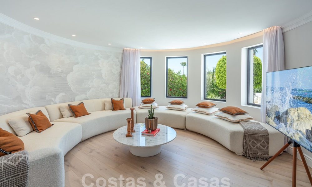 Villa de luxe de caractère au style architectural unique à vendre au cœur de la vallée du golf à Nueva Andalucia, Marbella 57649