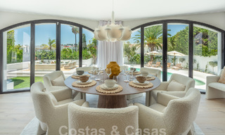 Villa de luxe de caractère au style architectural unique à vendre au cœur de la vallée du golf à Nueva Andalucia, Marbella 57658 
