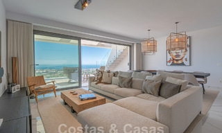 Penthouse de première classe à vendre avec piscine privée et vue panoramique sur la mer dans les collines de Marbella - Benahavis 58479 