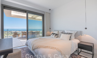 Penthouse de première classe à vendre avec piscine privée et vue panoramique sur la mer dans les collines de Marbella - Benahavis 58483 