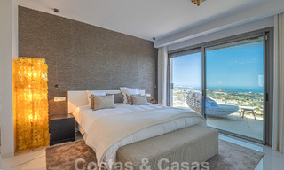 Penthouse de première classe à vendre avec piscine privée et vue panoramique sur la mer dans les collines de Marbella - Benahavis 58488 