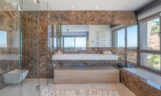 Penthouse de première classe à vendre avec piscine privée et vue panoramique sur la mer dans les collines de Marbella - Benahavis 58491 