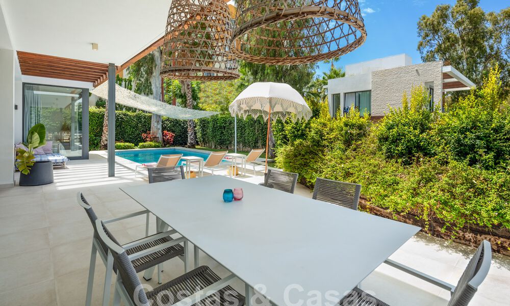 Villa contemporaine à vendre dans une urbanisation protégée sur le nouveau Golden Mile entre Marbella et Estepona 57851