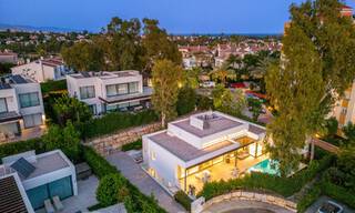 Villa contemporaine à vendre dans une urbanisation protégée sur le nouveau Golden Mile entre Marbella et Estepona 57855 