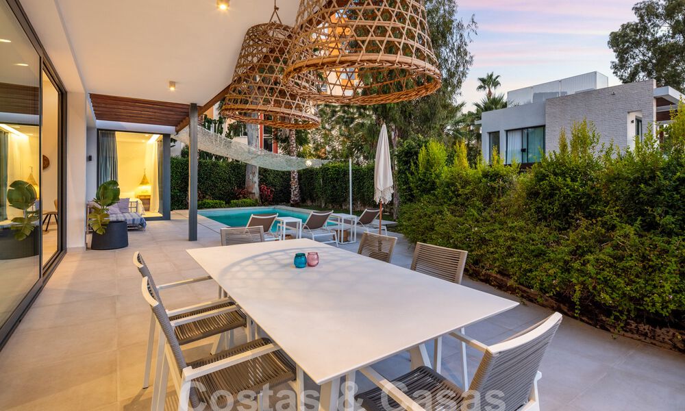 Villa contemporaine à vendre dans une urbanisation protégée sur le nouveau Golden Mile entre Marbella et Estepona 57856