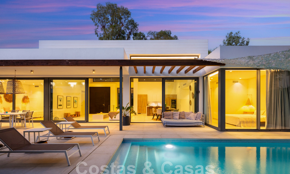 Villa contemporaine à vendre dans une urbanisation protégée sur le nouveau Golden Mile entre Marbella et Estepona 57858