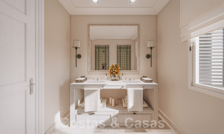 Nouvelle villa méditerranéenne de luxe à vendre avec vue panoramique sur le golf et la mer dans un complexe de golf 5 étoiles sur la Costa del Sol 57780 