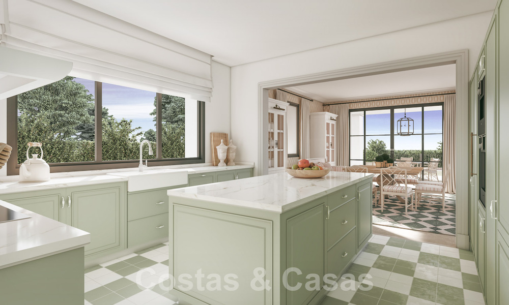 Nouvelle villa méditerranéenne de luxe à vendre avec vue panoramique sur le golf et la mer dans un complexe de golf 5 étoiles sur la Costa del Sol 57782