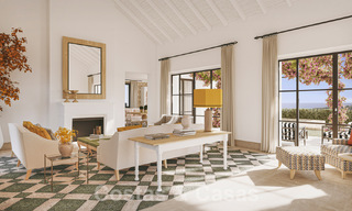 Nouvelle villa méditerranéenne de luxe à vendre avec vue panoramique sur le golf et la mer dans un complexe de golf 5 étoiles sur la Costa del Sol 57784 