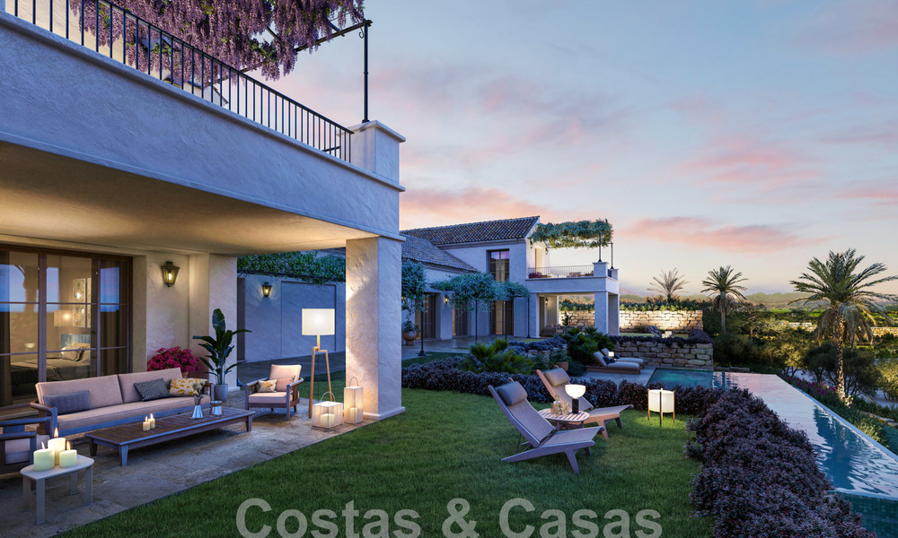 Nouvelle villa méditerranéenne de luxe à vendre avec vue panoramique sur le golf et la mer dans un complexe de golf 5 étoiles sur la Costa del Sol 57787