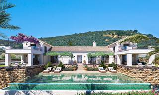 Nouvelle villa méditerranéenne de luxe à vendre avec vue panoramique sur le golf et la mer dans un complexe de golf 5 étoiles sur la Costa del Sol 57788 