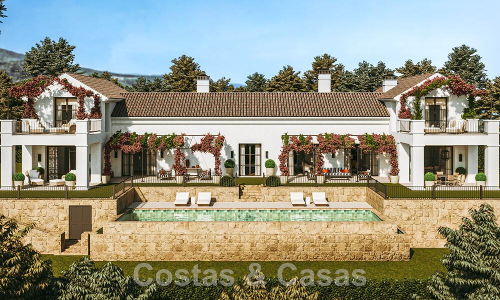 Nouvelle villa méditerranéenne de luxe à vendre avec vue panoramique sur le golf et la mer dans un complexe de golf 5 étoiles sur la Costa del Sol 57791