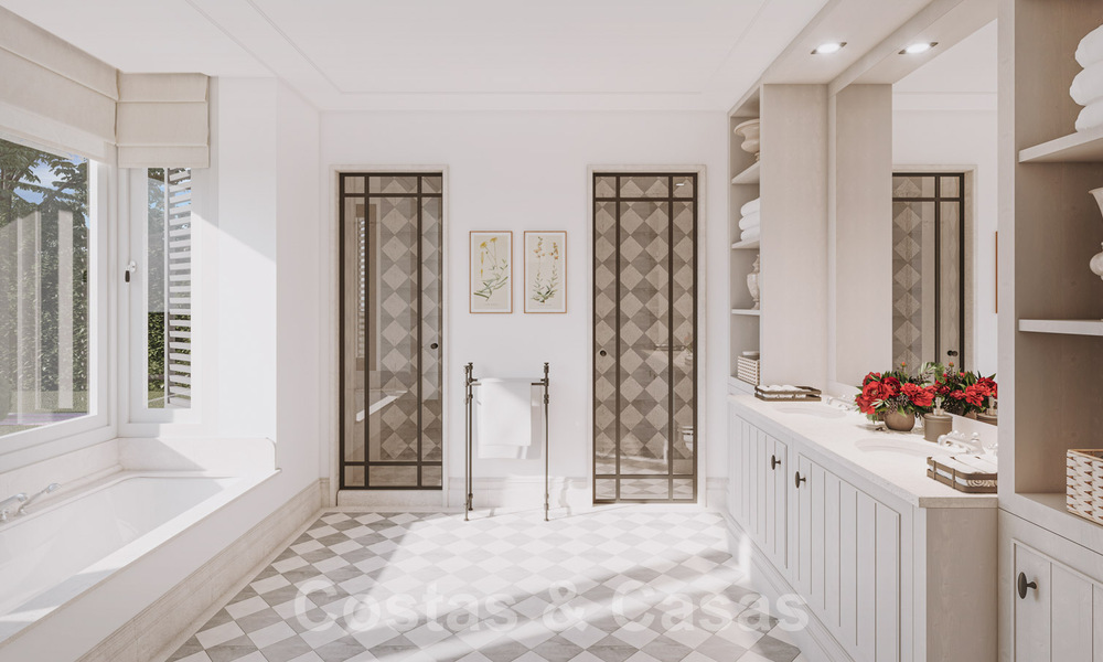 Nouvelle villa méditerranéenne de luxe à vendre avec vue panoramique sur le golf et la mer dans un complexe de golf 5 étoiles sur la Costa del Sol 57793