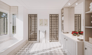 Nouvelle villa méditerranéenne de luxe à vendre avec vue panoramique sur le golf et la mer dans un complexe de golf 5 étoiles sur la Costa del Sol 57793 