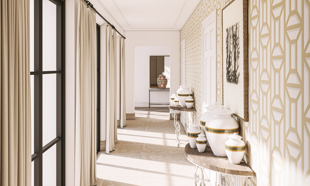 Nouvelle villa méditerranéenne de luxe à vendre avec vue panoramique sur le golf et la mer dans un complexe de golf 5 étoiles sur la Costa del Sol 57795